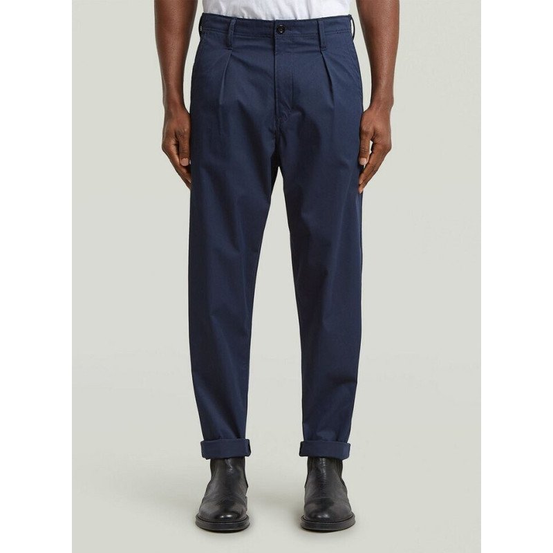 G-STAR Pleated Chino Relaxed Tapered
