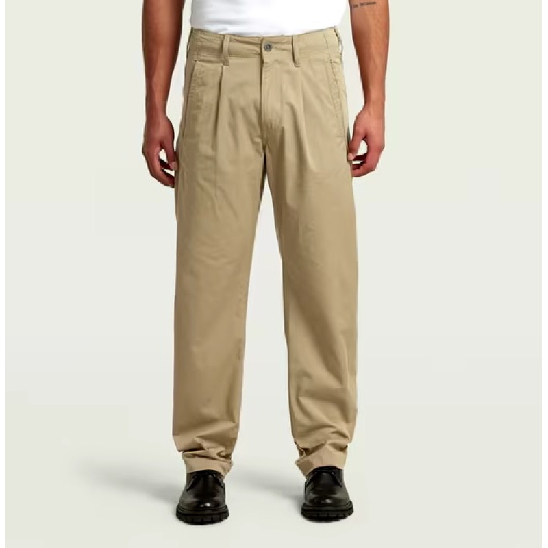 G-STAR Pleated Loose Tapered Chino