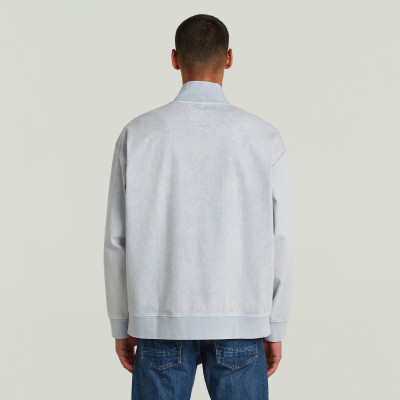 G-STAR Washed hb relaxed half zip sw