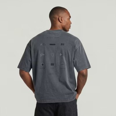 G-STAR Washed multi gr relaxed r t
