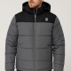 DENIMIND  PUFFER  JACKET 01 CHARCOAL BLACK