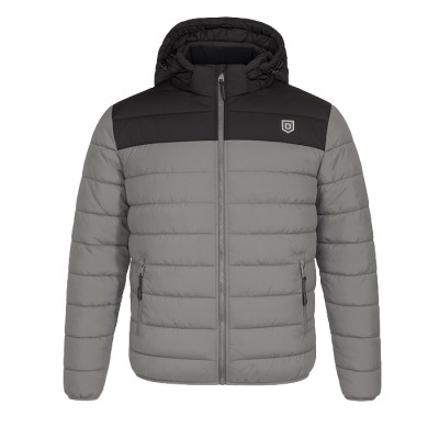 DENIMIND  SLIM PUFFER  JACKET 903 GREY - BLK