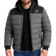 DENIMIND  SLIM PUFFER  JACKET 903 GREY - BLK