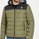 DENIMIND  SLIM PUFFER  JACKET 903 OLIVE - BLK