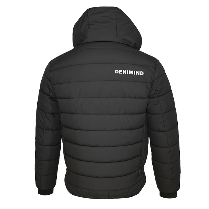 DENIMIND  SLIM PUFFER  JACKET 903 TOTAL BLK