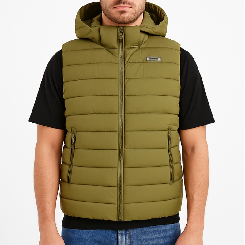 DENIMIND  VEST JKT  925 OLIVE