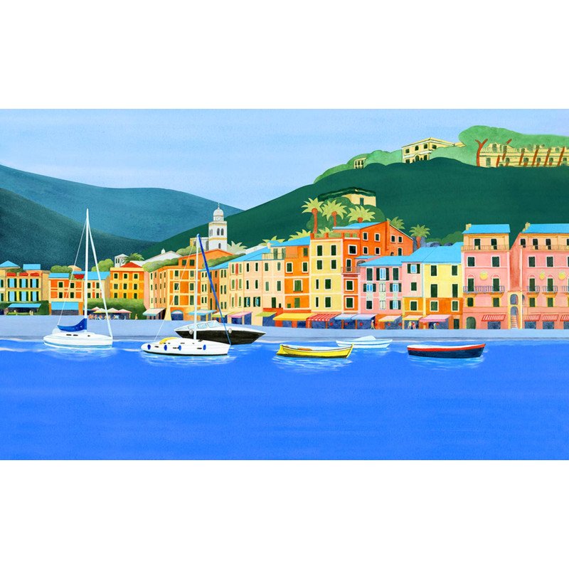 MC2 SAINT BARTH GUSTAVIA PLACED PRINT-SWIMSHORT-PORTOFINO POSTC