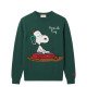 MC2 SAINT BARTH HERON-ROUND-NECK SWEATER-SNOOPY DJ 51 EMB