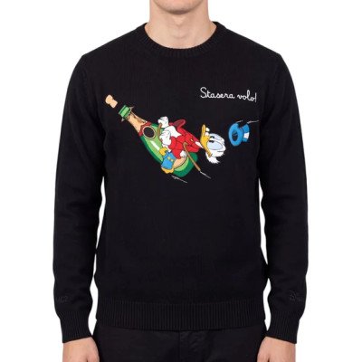 MC2 SAINT BARTH HERON LIGHT-CREW NECK LIGHT SWEATER-SCROOGE VOL