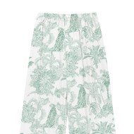 MC2 SAINT BARTH INEZ-WOMAN PANT PULLUP-COTTON JUNGLE OCEANIA 0153