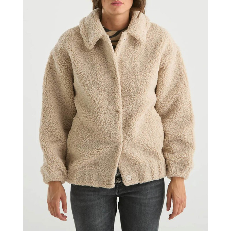 MC2 SAINT BARTH JEANNE TEDDY-WOMAN JACKET-SB PATCH 10