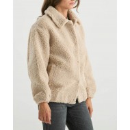 MC2 SAINT BARTH JEANNE TEDDY-WOMAN JACKET-SB PATCH 10