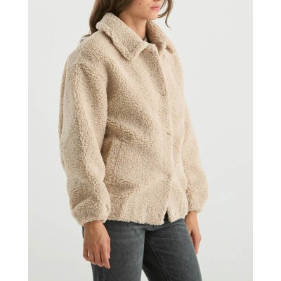 MC2 SAINT BARTH JEANNE TEDDY-WOMAN JACKET-SB PATCH 10 MC2 SAINT BARTH JEANNE TEDDY-WOMAN JACKET-SB PATCH 10