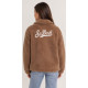 MC2 SAINT BARTH JEANNE TEDDY-WOMAN JACKET-19 CAMEL SB PATCH