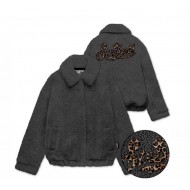 MC2 SAINT BARTH JEANNE TEDDY-WOMAN JACKET-SB CLASSIC LEO 00 PATCH