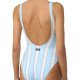 MC2 SAINT BARTH LORA-CLASSIC ONEPIECE SWIMSUIT-SB BEACH STRIPES