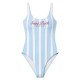 MC2 SAINT BARTH LORA-CLASSIC ONEPIECE SWIMSUIT-SB BEACH STRIPES