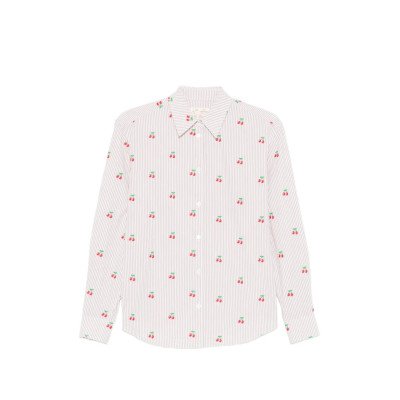 MC2 SAINT BARTH MEREDITH-LONG SLEEVE SHIRT-SEERSUCKER STRIPES V CHERRY 11 EMB