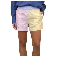MC2 SAINT BARTH MEAVE-WOMAN PULLUP SHORTS-SEERSUCKER STRIPES V