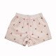 MC2 SAINT BARTH MEAVE-WOMAN PULLUP SHORTS-SEERSUCKER STRIPES V CHERRY 11 EMB