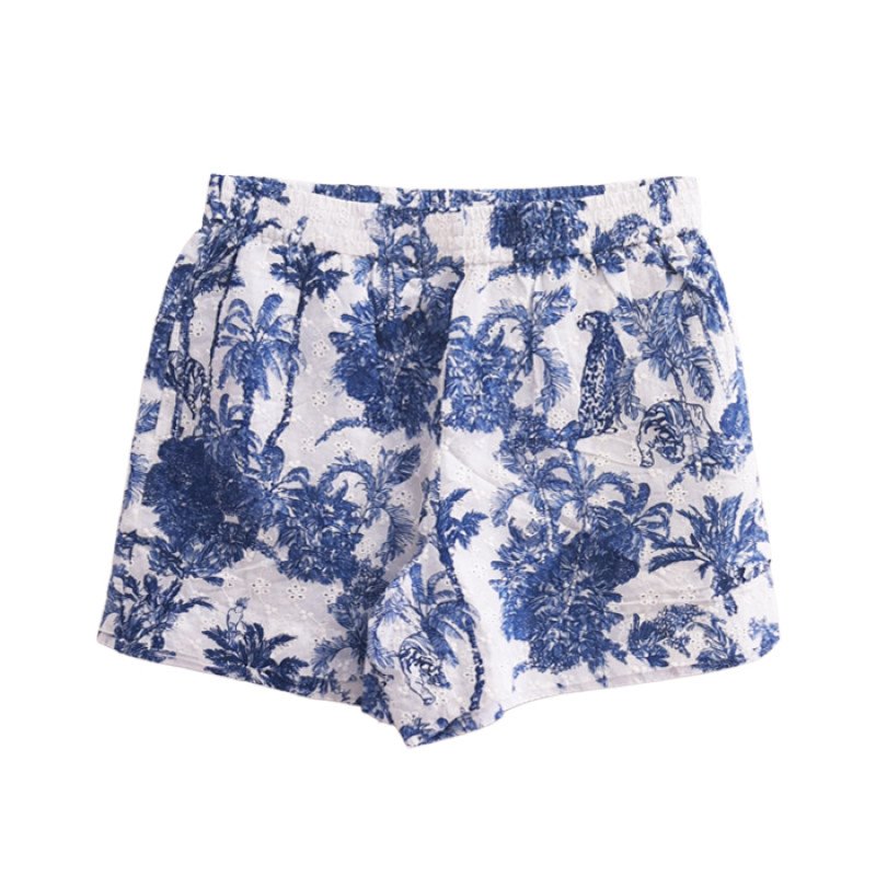 MC2 SAINT BARTH MEAVE-WOMAN PULLUP SHORTS-SANGALLO FLEUR JUNGLE