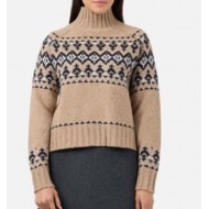 MC2 SAINT BARTH MYRA DONEGAL-WOMAN TURTLENECK-FAIR ISLE 1100
