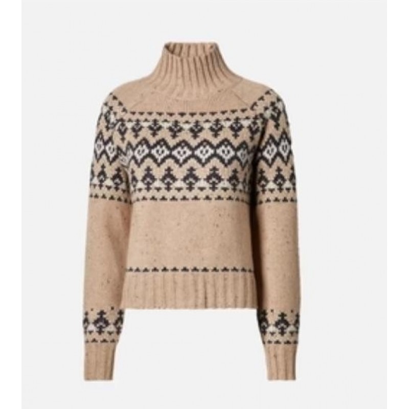 MC2 SAINT BARTH MYRA DONEGAL-WOMAN TURTLENECK-FAIR ISLE 1100