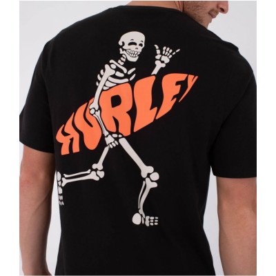 HURLEY TEE SS PRINTING PRESS FLAMINGUE