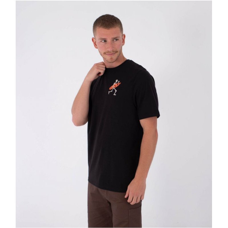 HURLEY TEE SS PRINTING PRESS FLAMINGUE