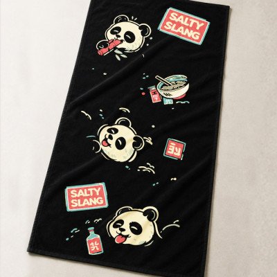 SALTY SLANG PANDA TOWEL