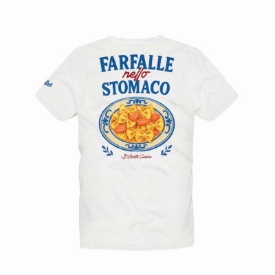 MC2 SAINT BARTH PORTLAND-T-SHIRT-FARFALLE STOMACO 01N