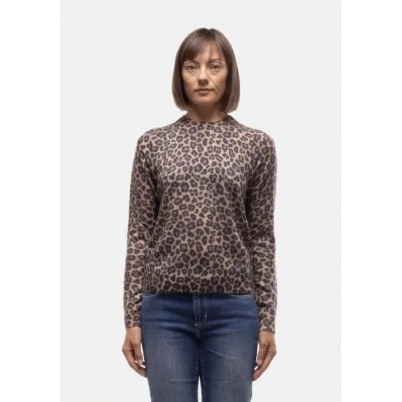 MC2 SAINT BARTH NEW QUEEN PRINT-PRINTED JUMPER-CLASSIC LEO 19