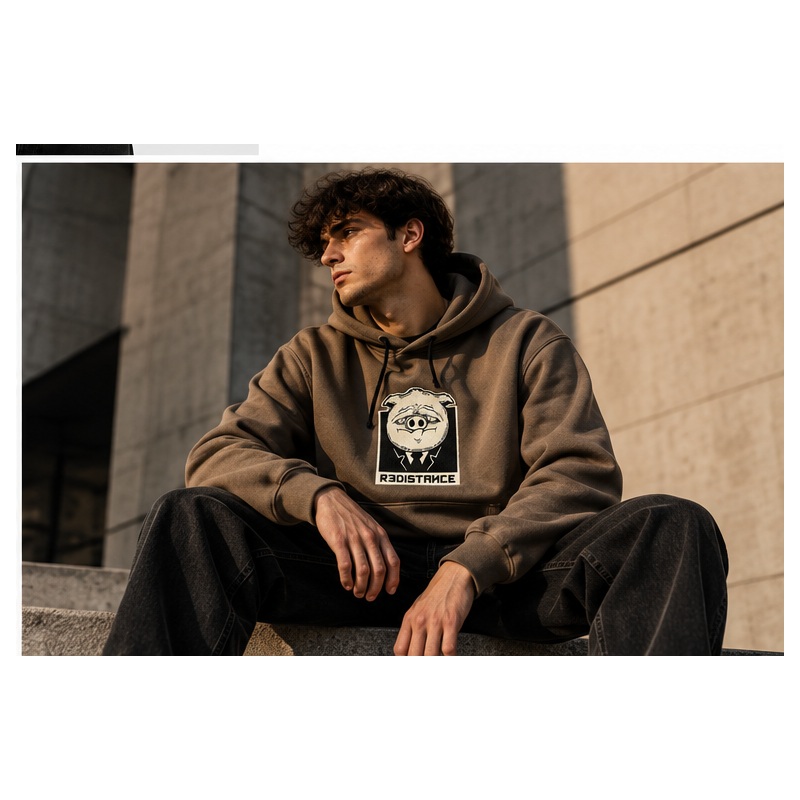 REDISTANCE MR.PIG HOODIE