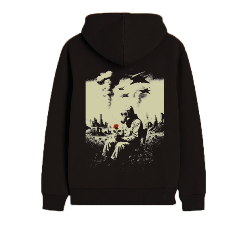 REDISTANCE LAST FLOWER ZIP HOODIE