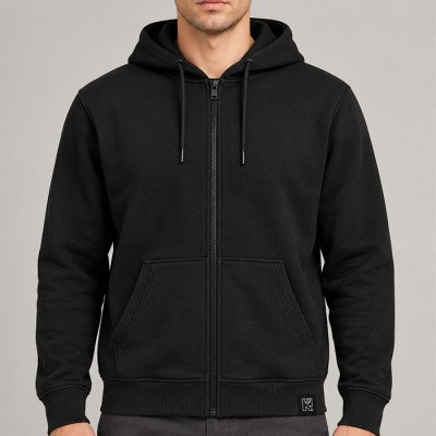 REDISTANCE BASIC SWEATER HOODIE ZIP BLANK
