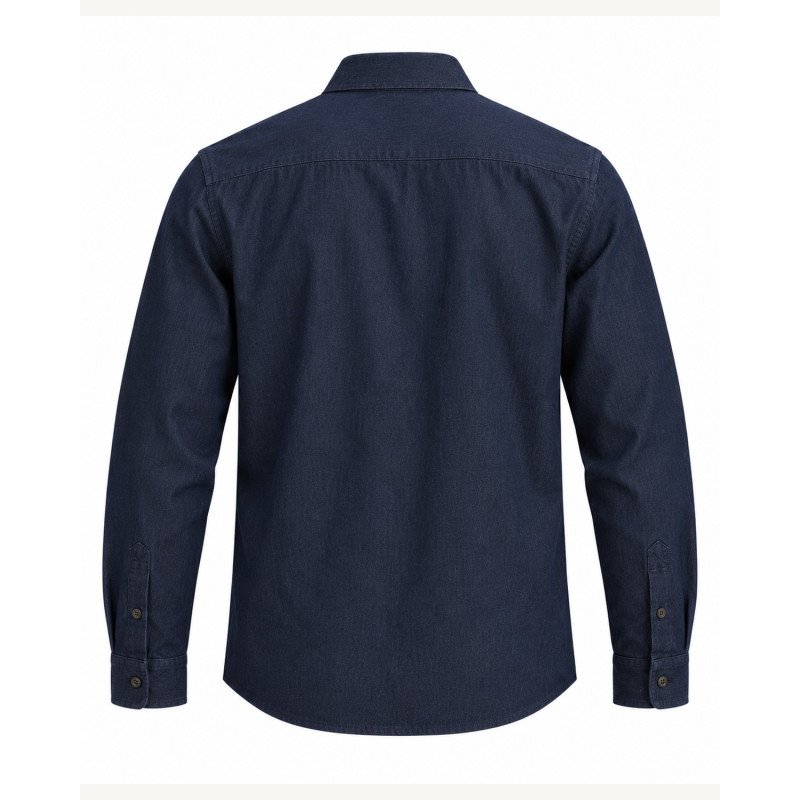 SHAIKKO LAVA COLLAR JEAN SHIRT L/S