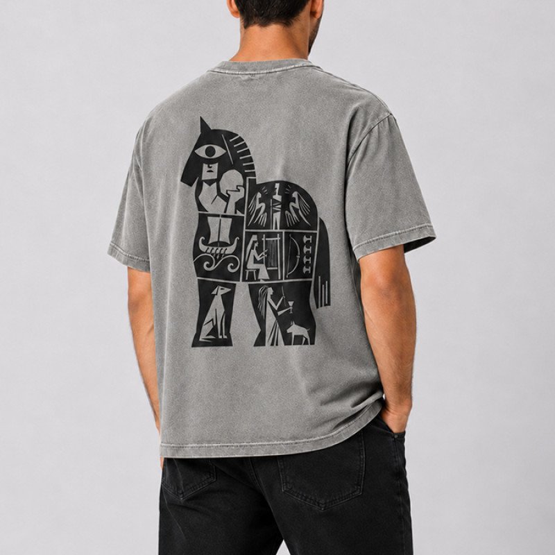 SHAIKKO ODC TROJAN HORSE T SHIRT