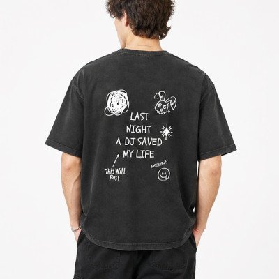 CHRIS IDH LAST NIGHT TEE 270 GSM