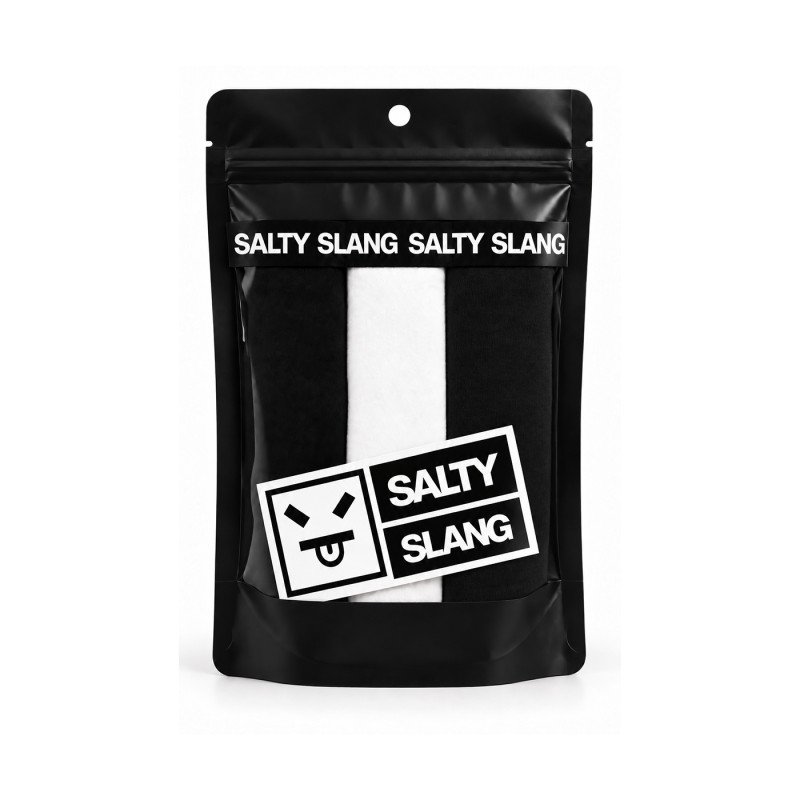 SALTY SLANG 3 PACK BOXERS 1 WHT 2 BLK
