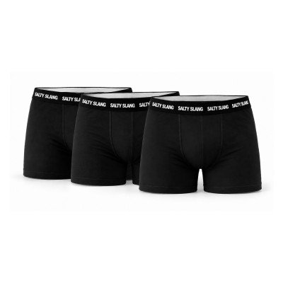 SALTY SLANG 3 PACK BOXERS 3 BLK