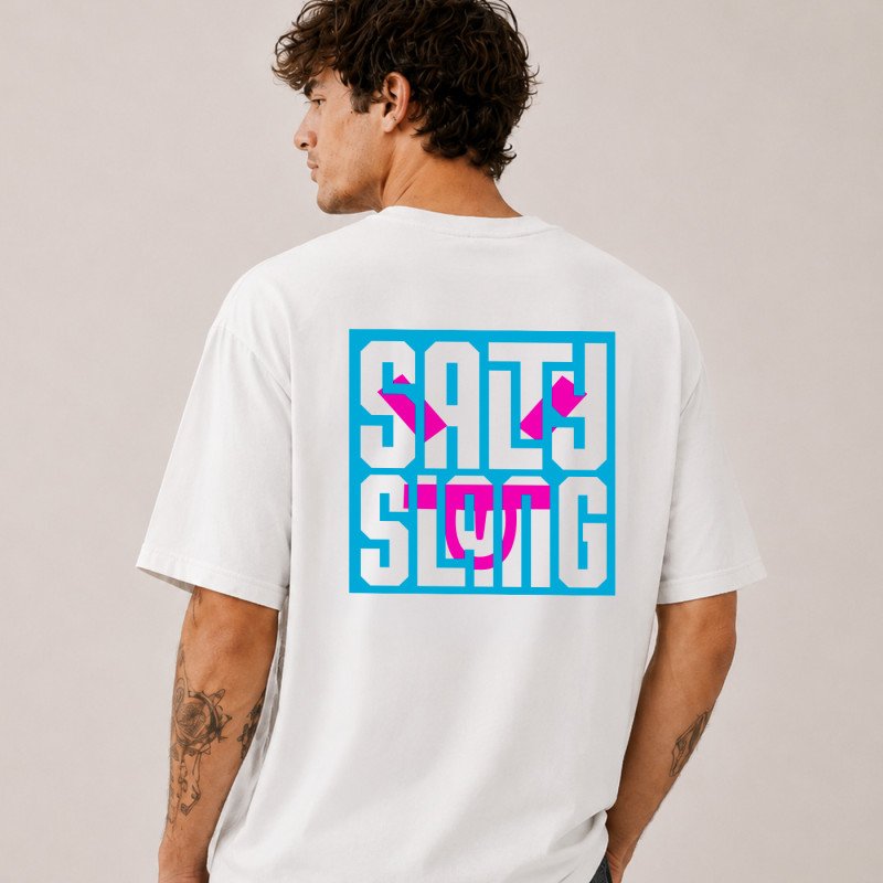 SALTY SLANG LABYRINTH LOGO TEE