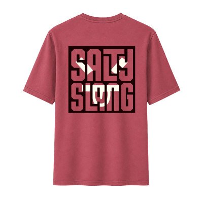 SALTY SLANG LABYRINTH LOGO TEE
