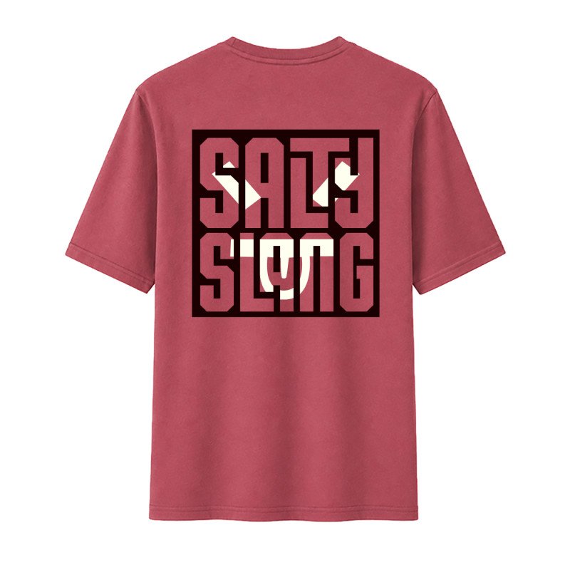 SALTY SLANG LABYRINTH LOGO TEE