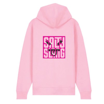 SALTY SLANG FACE LETTER ZIP HOODIE SALTY SLANG FACE LETTER ZIP HOODIE