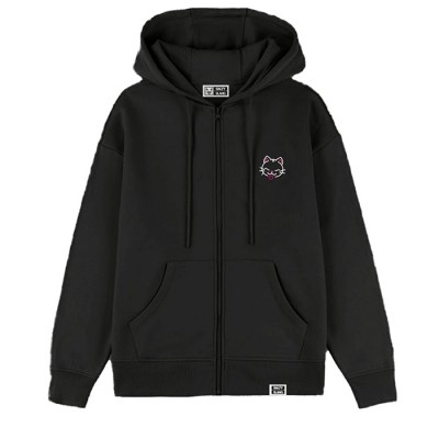 SALTY SLANG  NOODLE CAT ZIP HOODIE SALTY SLANG  NOODLE CAT ZIP HOODIE