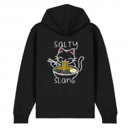 SALTY SLANG  NOODLE CAT ZIP HOODIE SALTY SLANG  NOODLE CAT ZIP HOODIE