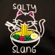 SALTY SLANG NOODLE CAT ZIP HOODIE SALTY SLANG NOODLE CAT ZIP HOODIE