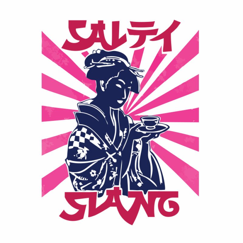 SALTY SLANG GEISHA SUN HOODIE