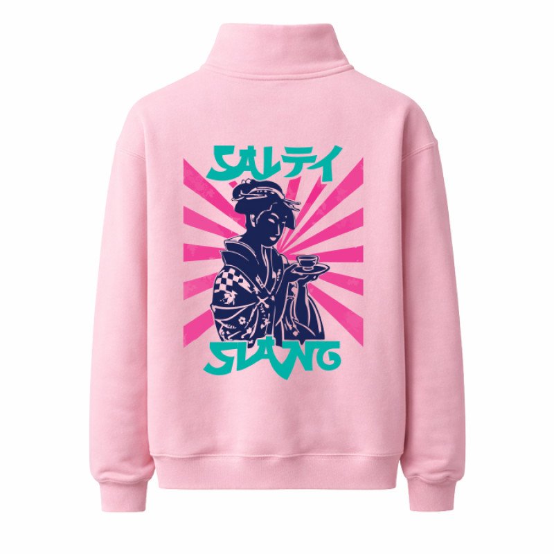 SALTY SLANG  GEISHA SUN HALF ZIP