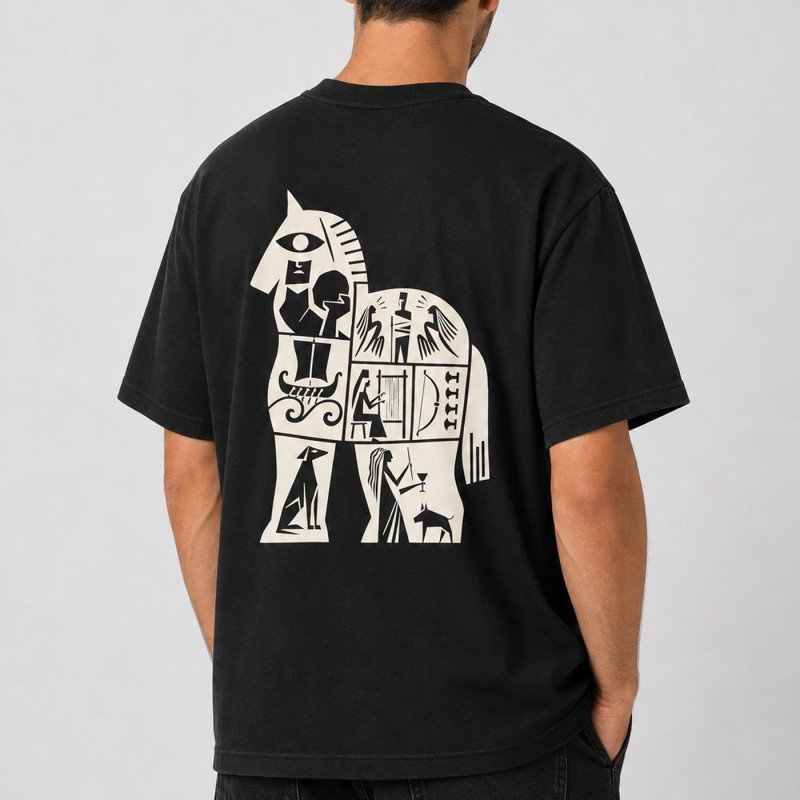 SHAIKKO ODC TROJAN HORSE T SHIRT